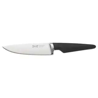 VÖRDA utility knife, black, 14 cm