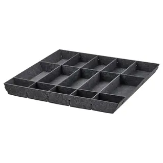 UPPDATERA adjustable organiser for drawer, grey, 60 cm