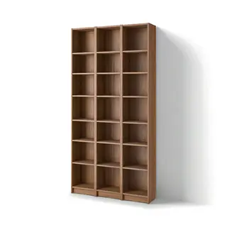 BILLY bookcase comb with extension units, brown walnut effect, 120x28x237 cm