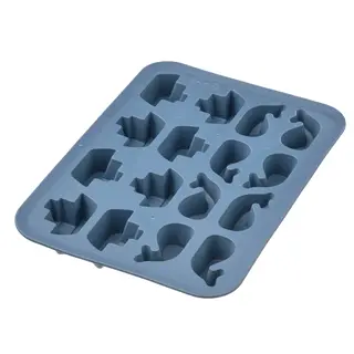 SURSÖT ice cube tray, dark blue, Height 2 x Length 20 x Width 14.5 cm