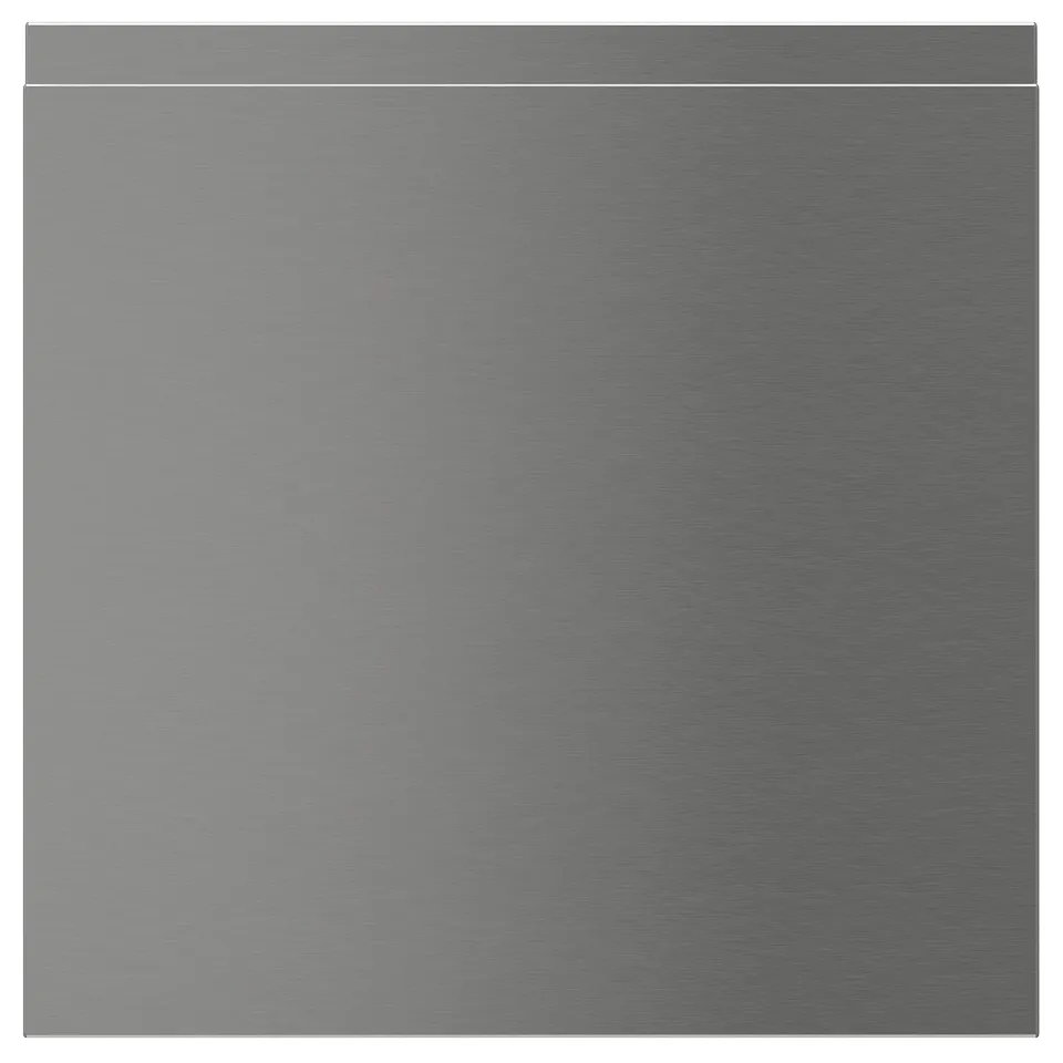 VOXTORP Drawer front, stainless steel effect, 40x40 cm