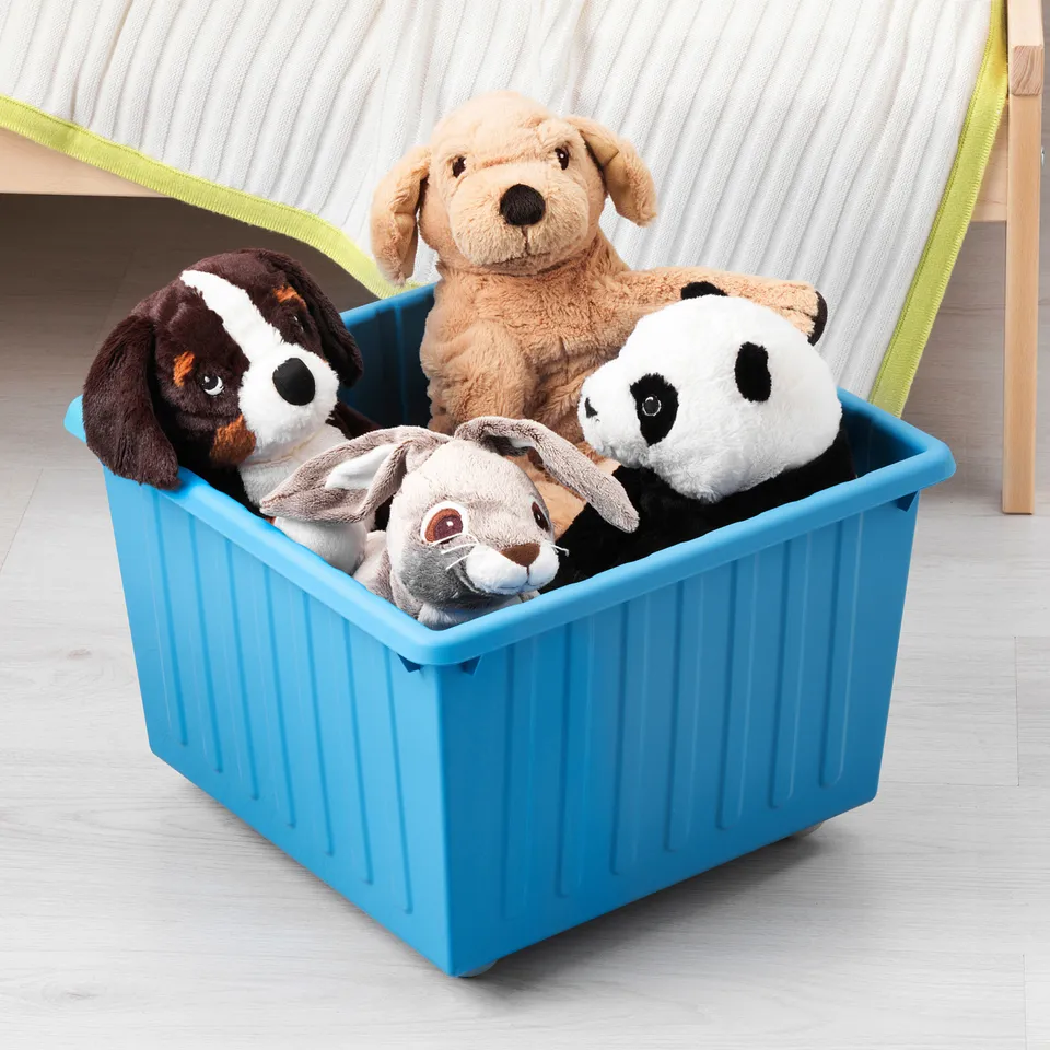 part: VESSLA storage crate with castors
