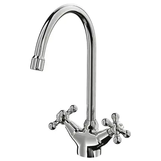 EDSVIK dual-control kitchen mixer tap, chrome-plated, Height 32 cm