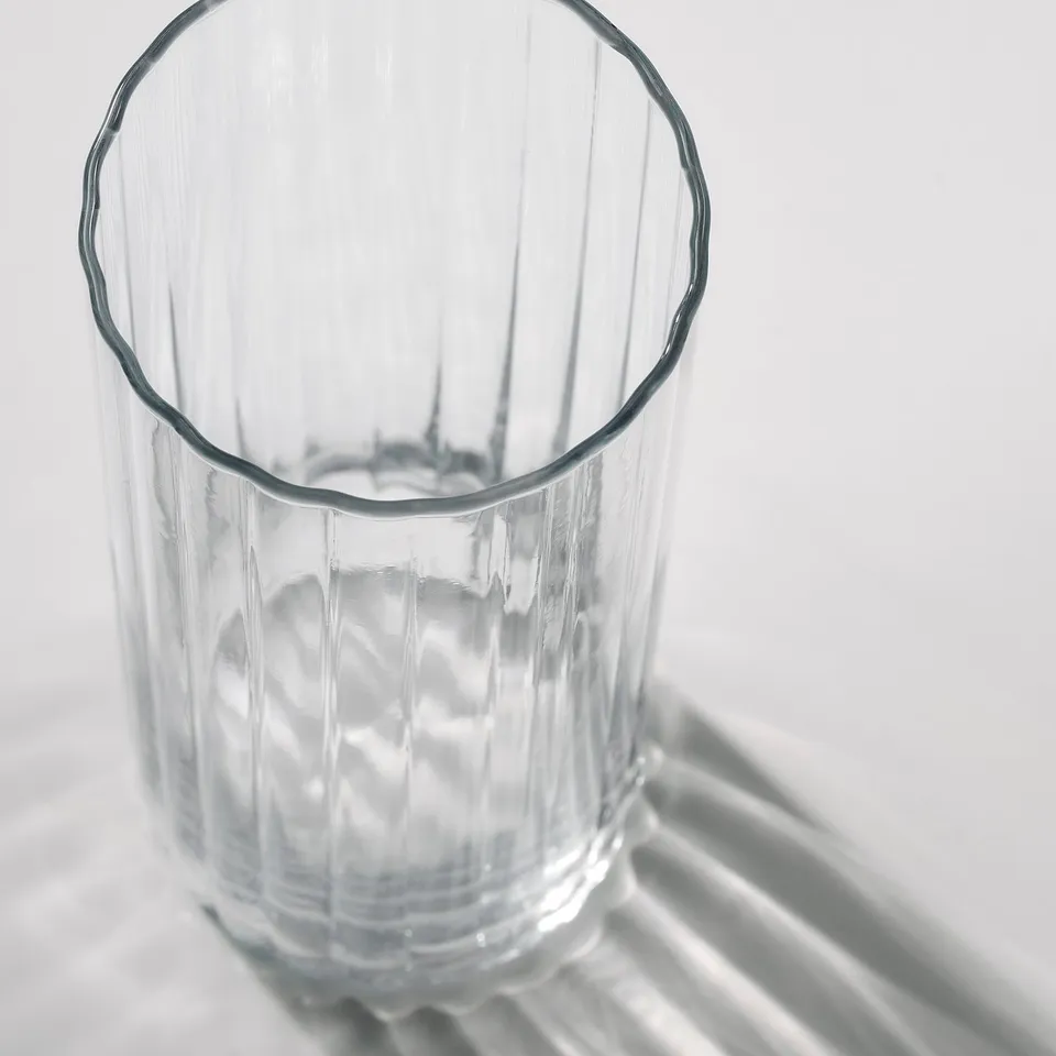 PÄRLGLADA Vase, clear glass, 24 cm