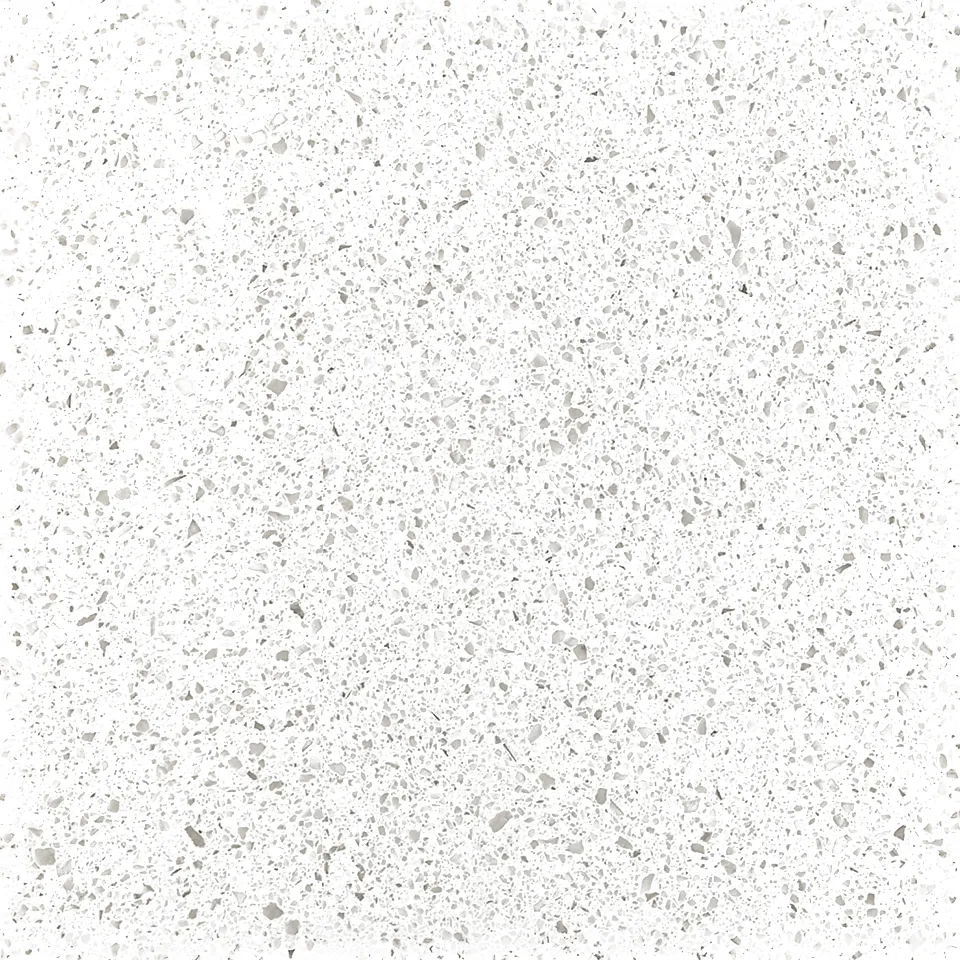 LOCKEBO Custom made worktop, off-white mineral effect/glass composite, 1 m²x4.0 cm