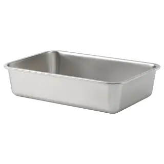 IKEA 365 + food container, large rectangular/stainless steel, 3 l