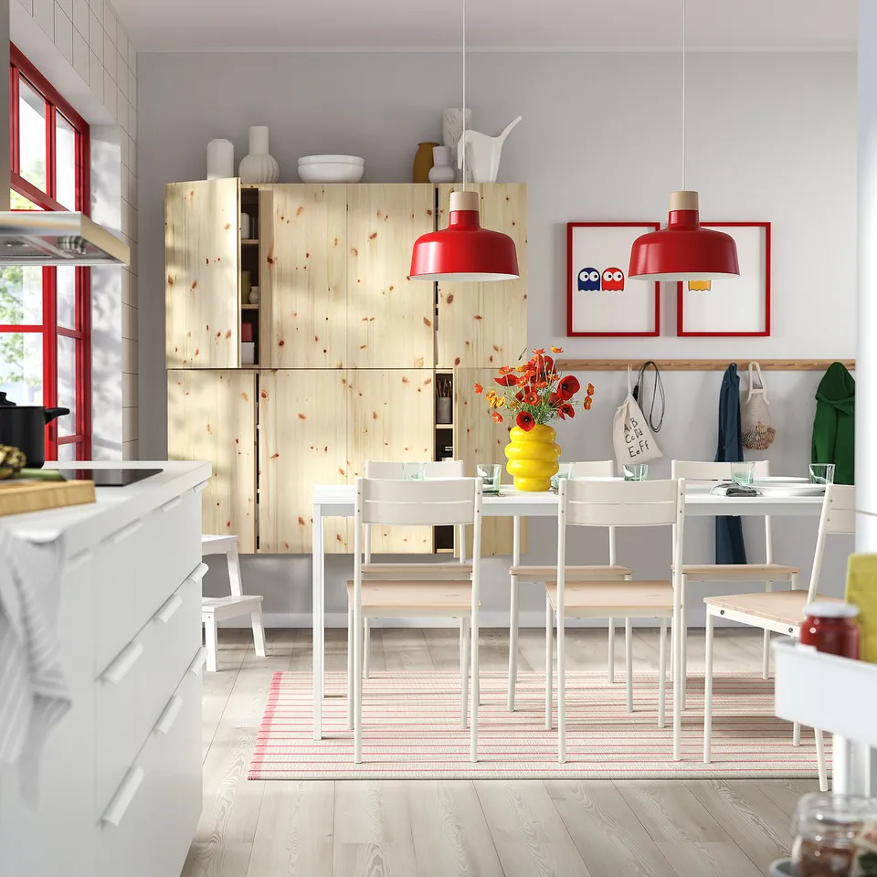 part: VIHALS table and 6 chairs