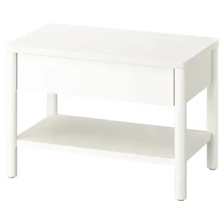 TONSTAD side table, off-white, 64x40 cm
