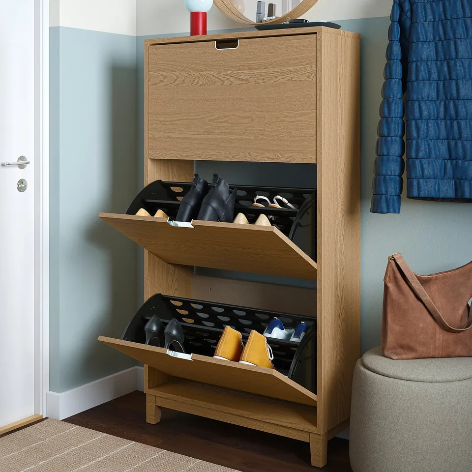 part: STÄLL shoe cabinet with 3 compartments