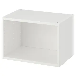 PLATSA frame, white, 60x40x40 cm