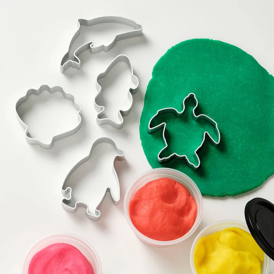 part: BLÅVINGAD modelling dough cutters, set of 5