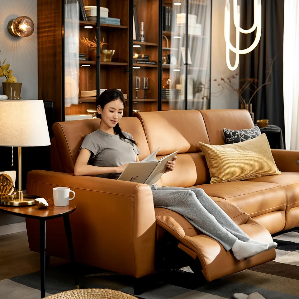 part: RULLERUM 3-seat sofa w 2 electric recliners