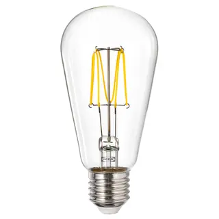 LUNNOM LED bulb E27 150 lumen, drop-shaped clear