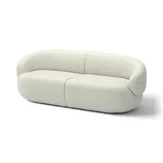 LILLESÄTER 3-seat sofa, Axvall off-white, Depth 90 x Height 69 x Width 201 cm