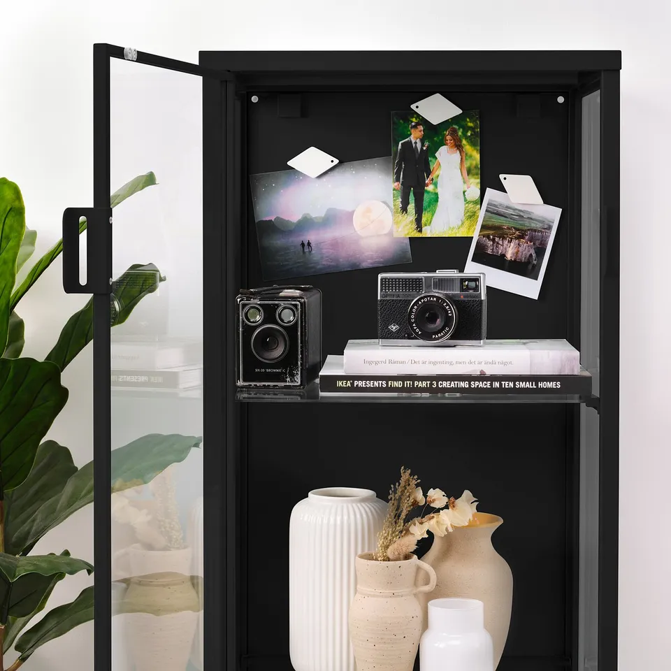 part: RUDSTA glass-door cabinet